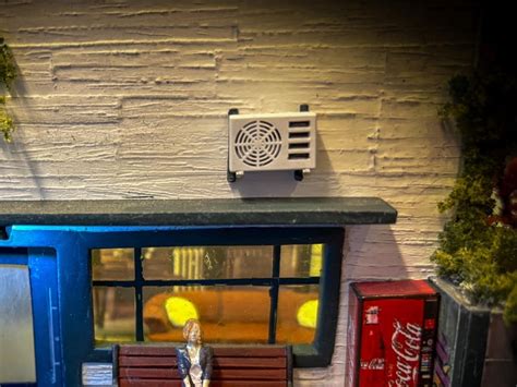 Air Conditioning For Hot Wheels Diorama STL File For D PrintingCults