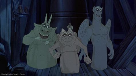 In The Hunchback of Notre Dame (1996), the gargoyles are named Laverne ...