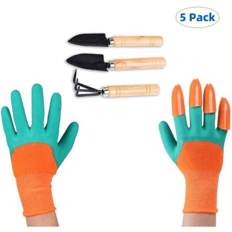 Garden Genie Gloves With Claws Waterproof Gardening Gloves For Digging