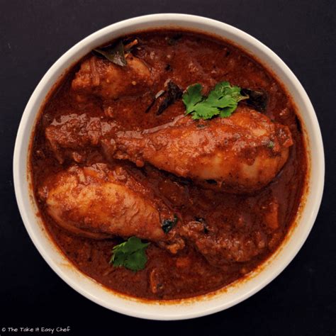 Chettinad Chicken Curry Recipe | The take it easy chef