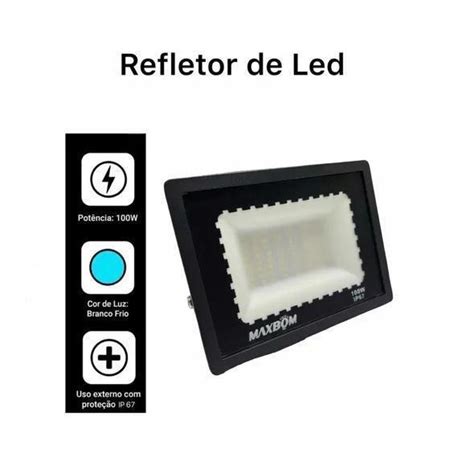 Refletor Led W Smd Prova D Gua Ip Holofote K Submarino