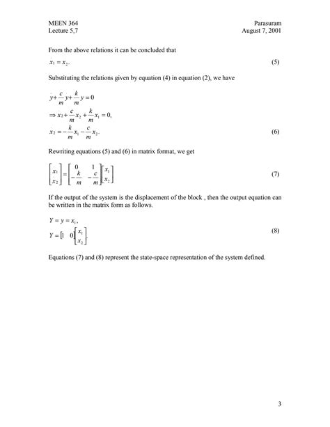 SOLUTION Example On Modelling Of Translational Mechanical Systems