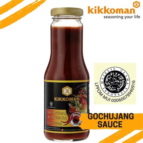 Kikkoman Halal Gochujang Sauce 300g Korean Style Chili Hot Pepper Paste Sos 韩式辣椒酱 Ready