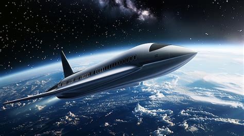 Premium Photo | Spaceplane Orbit Earth Concept Illustration