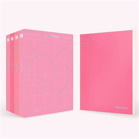 BTS MAP OF THE SOUL:PERSONA Album CD+76p Photo Book+20p Mini Book+1p ...