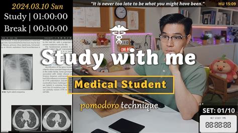 Sat Study With Me Hrs Pomodoro Timer Asmr