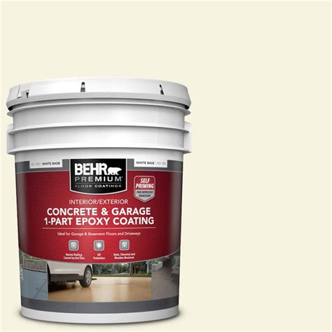 Behr Premium 5 Gal Bwc 03 Lively White Self Priming 1 Part Epoxy