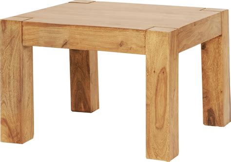 FineBuy Couchtisch Massiv Holz 60 X 60 X 47 Cm Beistelltisch Wohnzimmer