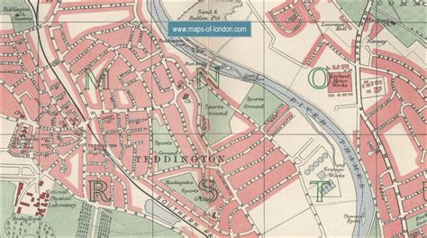 Map of Teddington, London