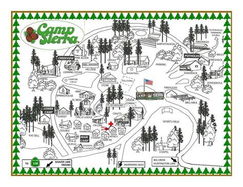 Camp Sierra Map – Camp Sierra