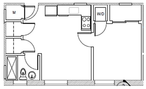 Empire Floorplan | Oglesby Hotel Apartments in Kansas City