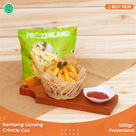 Jual Kentang Goreng Frozenland Crincle Cut Gr Shopee Indonesia