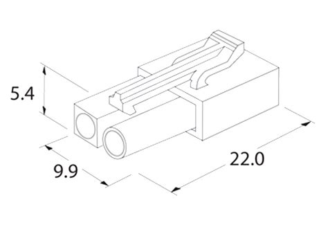 Amass Minitamiya Male Female Battery Connector Am