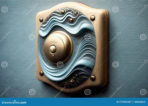 Doorbell with the Sound of Waves, for a Seaside House Stock ...