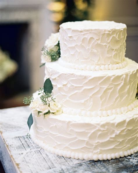 Simple Buttercream Wedding Cake