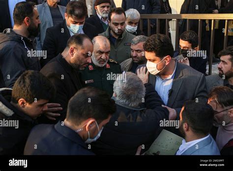 Iranian Commander In Chief Of The Islamic Revolutionary Guard Corps Irgc Hossein Salami C