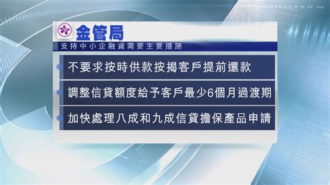 【準時還錢唔call Loan】金管局連出9招撐中小企 Now 新聞