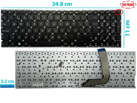 Teclado Asus X U X Uap X Uar X Ua X Botton Power Sin Frame