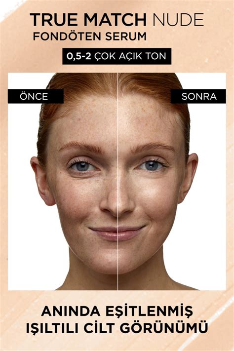 L Oreal Paris True Match Nude Serum Fond Ten Very Light