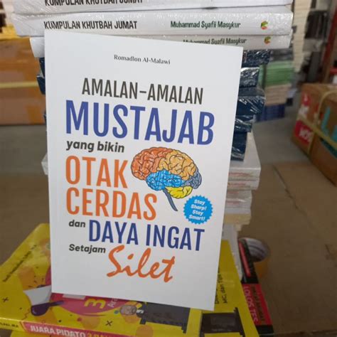 Jual Buku Amalan Amalan Mustajab Yamg Bikin Otak Cerdas Dan Daya Ingat