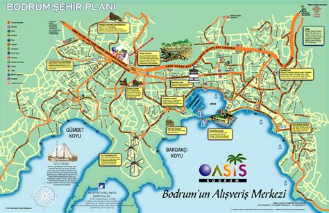 City Center Map For Bodrum