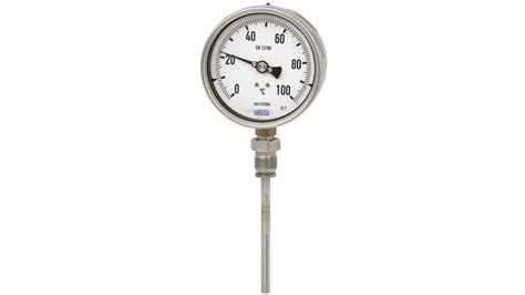 3501485 Wika Panel Mount Glass Thermometer 60 °c Max Rs