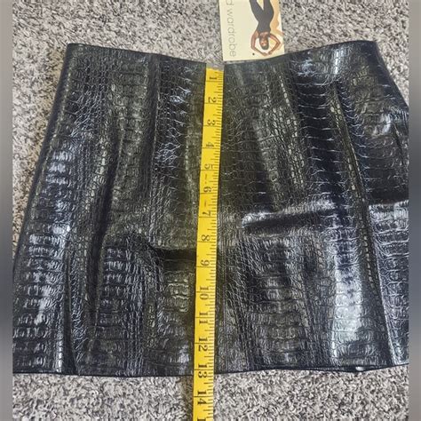 Naked Wardrobe Skirts Naked Wardrobe Black Faux Leather Mini Skirt Size S Nwt Poshmark