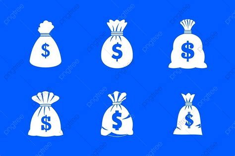 Pink Money Bag Clipart Png Images Money Bag Icon Set Earning Rupee