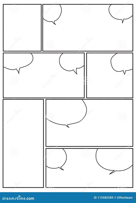 Comic Book Storyboard Template Pdf - PDF Template