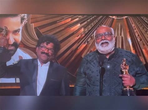 Historic Moment Rrrs Naatu Naatu Wins The Oscars Jswtvtv