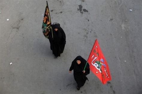 Shia Muslims In Iraq Walk To Arrive In Karbala For Arbaeen Middle