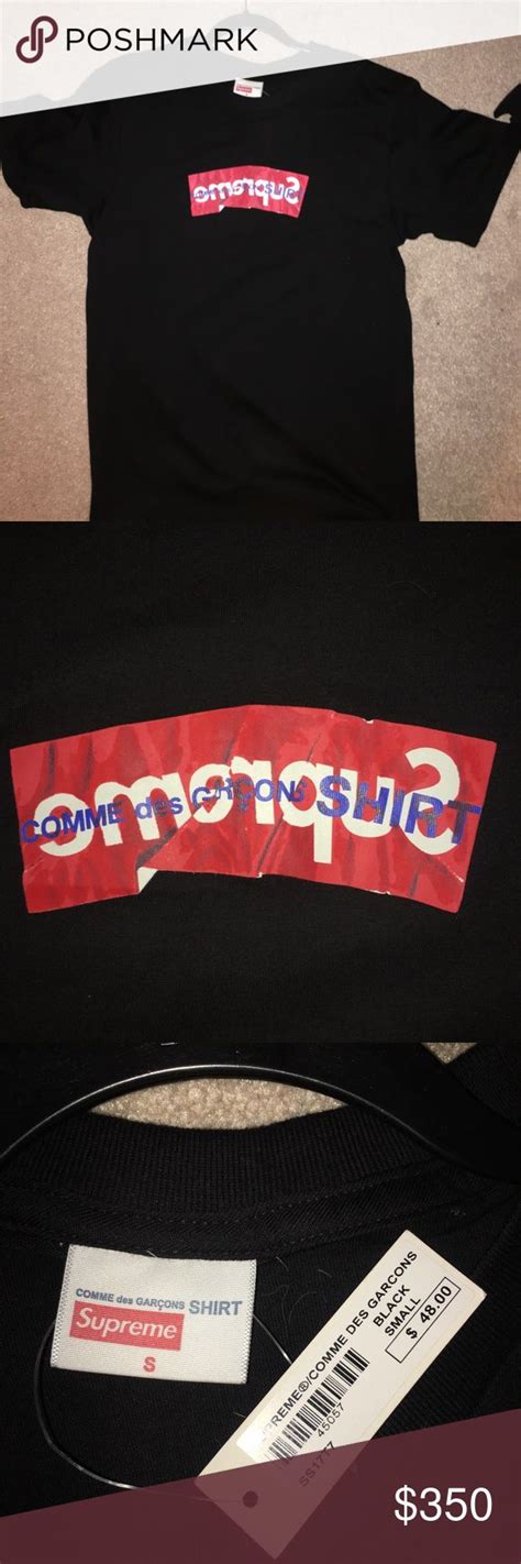 Supreme Cdg Box Logo Supreme Shirt Clothes Design Mens Tops