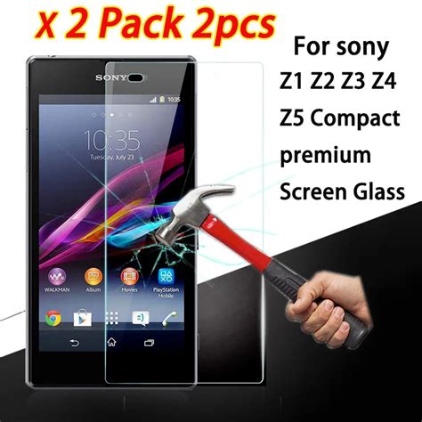 Pcs Front Tempered Glass For Sony Xperia Z Z Z Z Z Screen