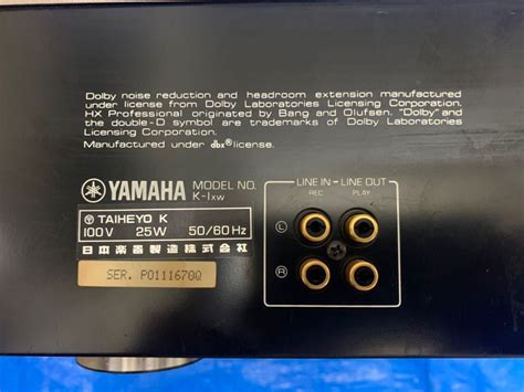 Hotお得 ヤフオク 3ヘッドシングルカセットデッキ K 1xw ヤ Yamaha 超激安人気