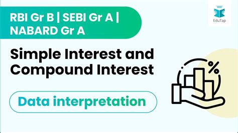 Data Interpretation Simple Interest And Compound Interest Rbi Gr B Sebi