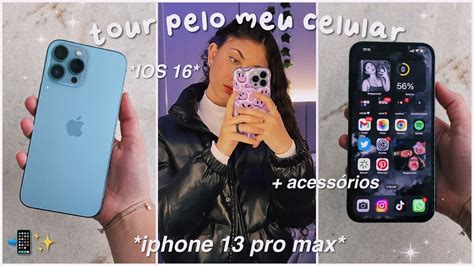 Tour Pelo Meu Celular Novo Iphone Pro Max Youtube