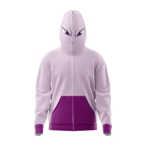 Mewtwo Pokemon Full Face Zip Hoodie Anime Ape