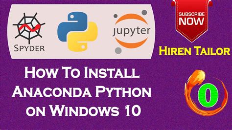 How To Install Anaconda Python On Windows Jupyter Notebook Vs