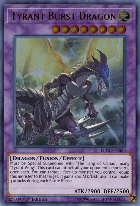 Tyrant Burst Dragon Yugipedia Yu Gi Oh Wiki