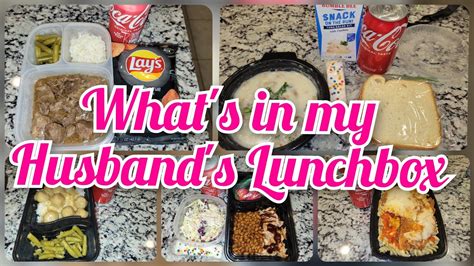 Whats In My Husbands Lunchbox Youtube