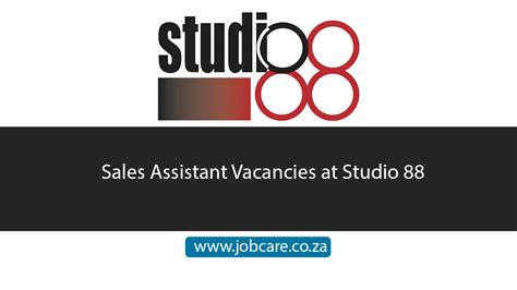 Sales Assistant Vacancies At Studio Jobcare