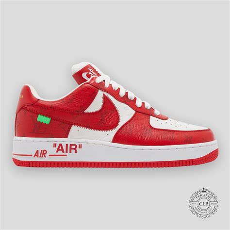 NIKE AIR FORCE 1 LOW X LOUIS VUITTON "RED" – CLB XXIII