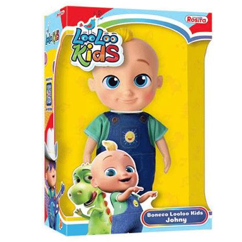 Brinquedos Rosita - Boneco Articulado LooLoo Kids Johny Rosita Brinquedos | Shopee Brasil