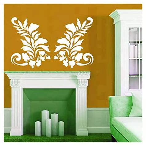 Buy Kayra Decor Swirl Flower 16x24 Inch Wall Design Stencil Painting