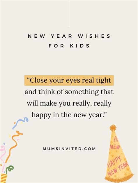 48 Happy New Year Wishes And Quotes For Kids + Images (2024) - Mums Invited