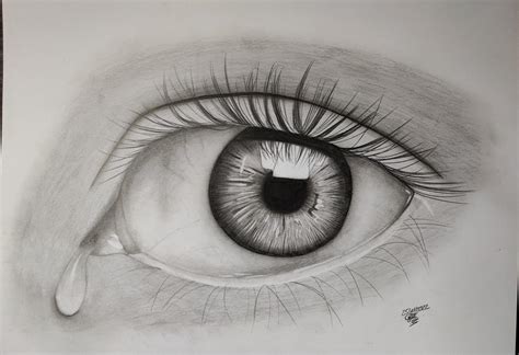 Realistic eye drawing - Pencil by GiuRina on DeviantArt