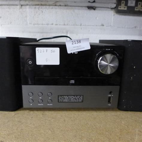 A Jvc Bluetooth Micro Dab Hi Fi System Model Ux D327b With A Pair Of Jvc Speakers