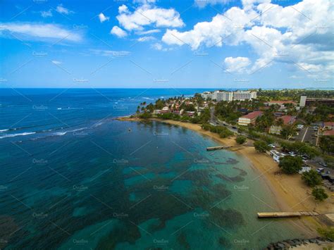 Aerial view Dorado Puerto Rico | Nature Stock Photos ~ Creative Market