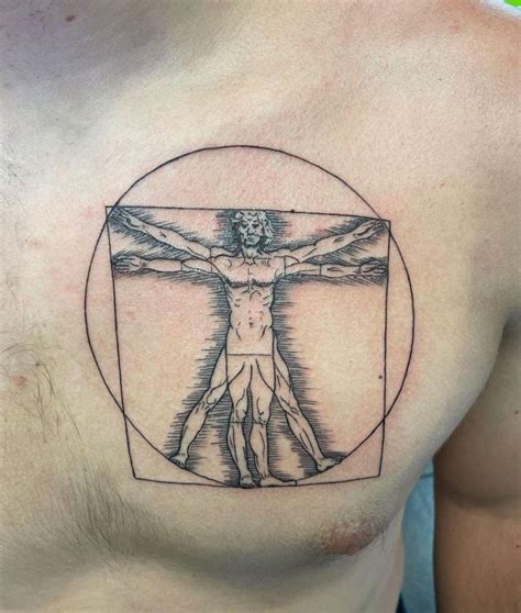 30 Classy Vitruvian Man Tattoos You Can Copy Xuzinuo Page 4