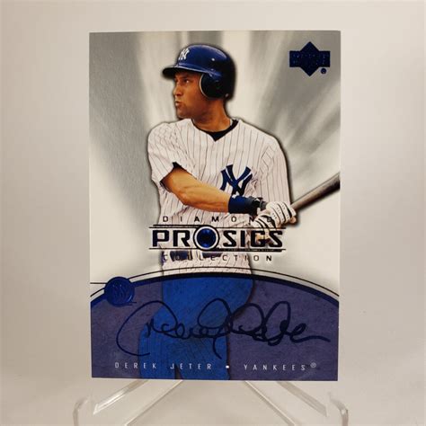 2004 Upper Deck Diamond Collection Pro Sigs 61 Derek Jeter For Sale